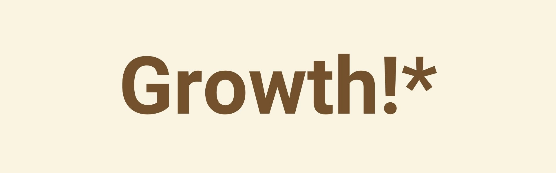 Writing growth in this image.