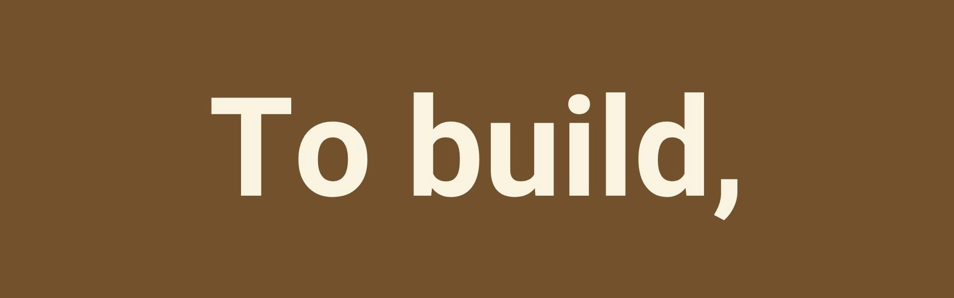 Writing to build in this image.