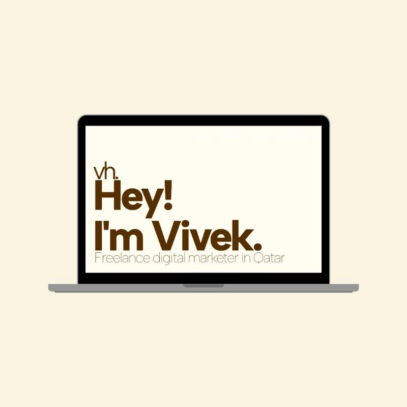 Website mockup on laptop.