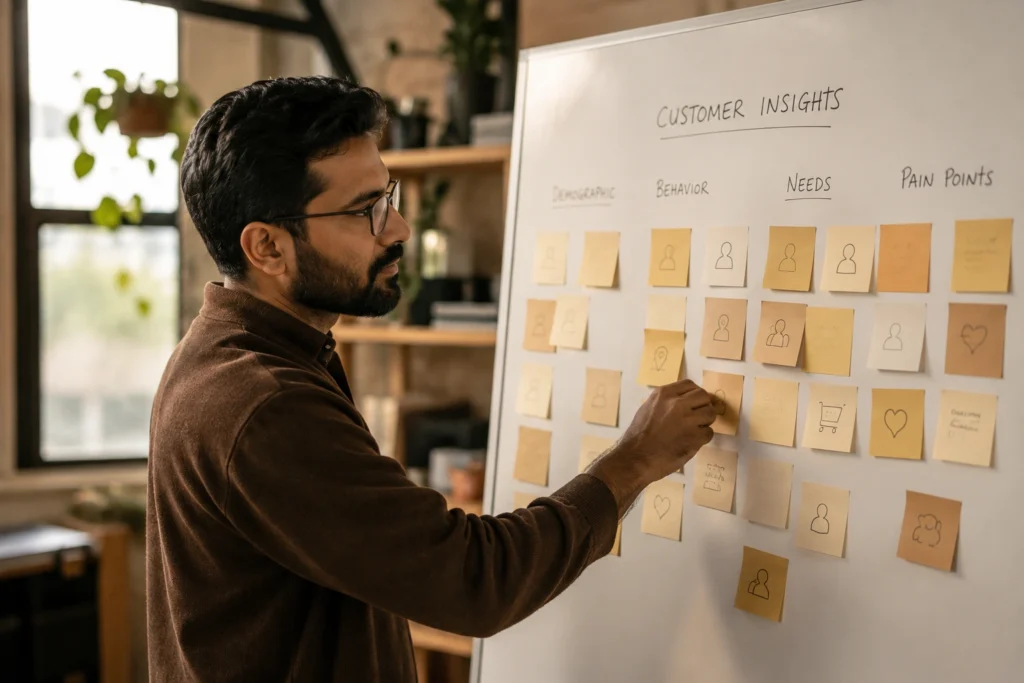 A warm, simple photo of someone reviewing.