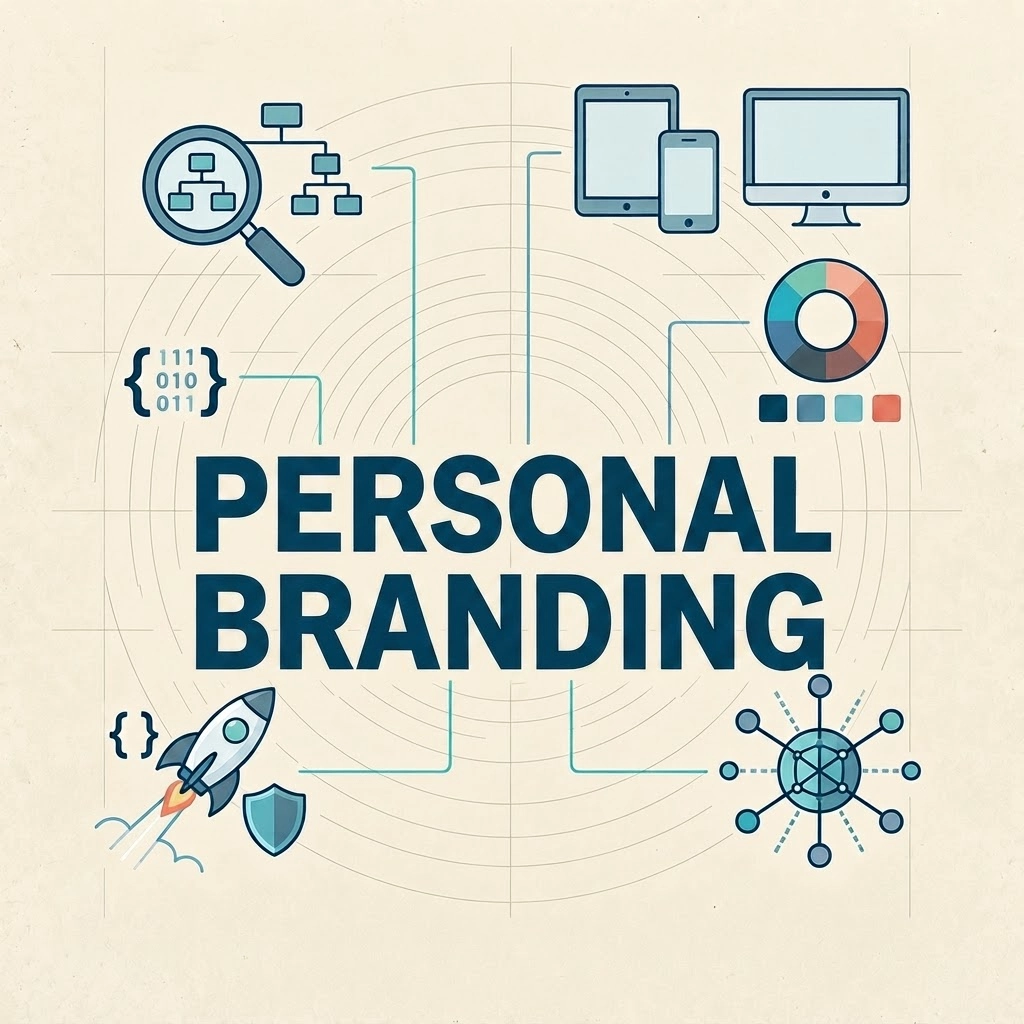 The image contain PERSONAL BRANDING text.